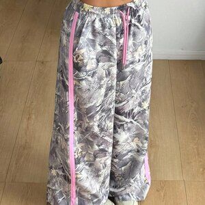 Multicolor Casual Women's Y2k Music Festival Camo Sweatpants